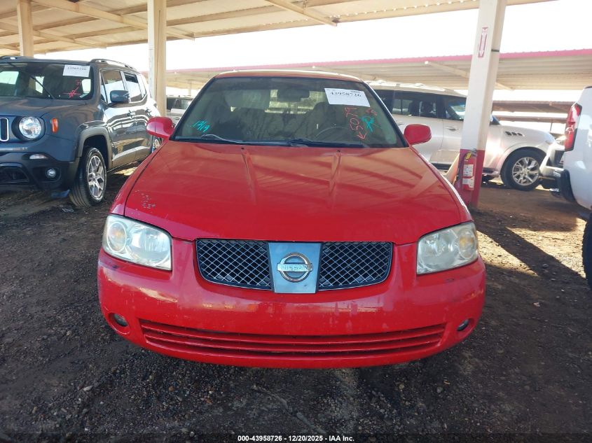 2006 Nissan Sentra 1.8S VIN: 3N1CB51A56L507969 Lot: 43958726