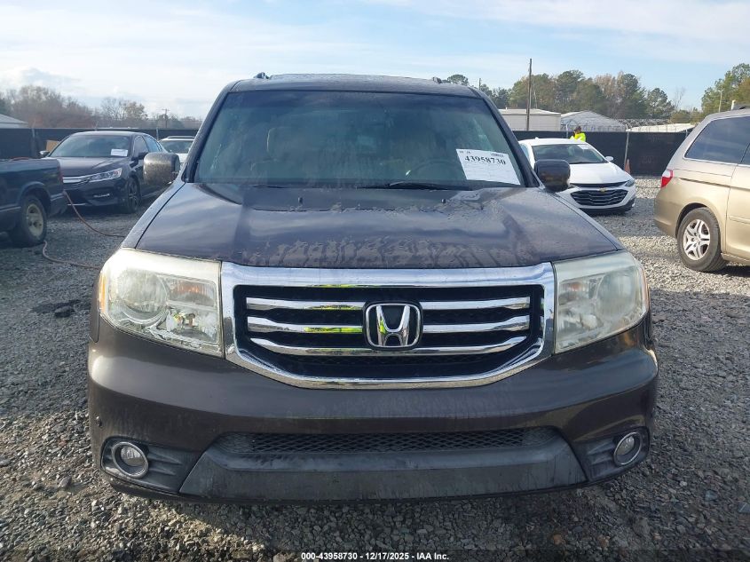 2012 Honda Pilot Touring VIN: 5FNYF3H94CB028900 Lot: 43958730