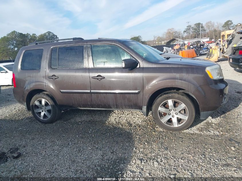 2012 Honda Pilot Touring VIN: 5FNYF3H94CB028900 Lot: 43958730