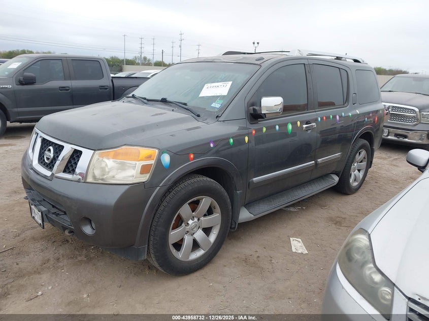 Vin: 5n1ba0nd0cn610145, lot: 44454390, nissan armada sl 20122