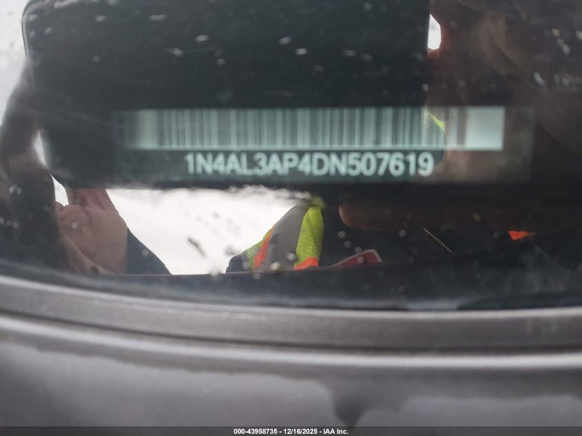 2013 Nissan Altima 2.5 S VIN: 1N4AL3AP4DN507619 Lot: 43958735