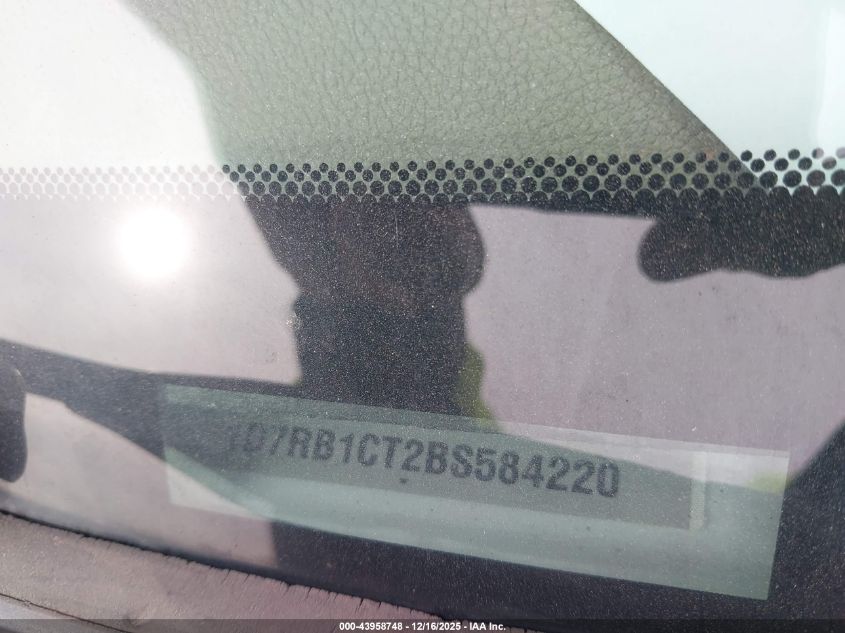 2011 Ram Ram 1500 Laramie VIN: 1D7RB1CT2BS584220 Lot: 43958748