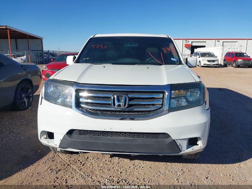 2012 Honda Pilot Ex-L VIN: 5FNYF4H59CB058641 Lot: 43958753