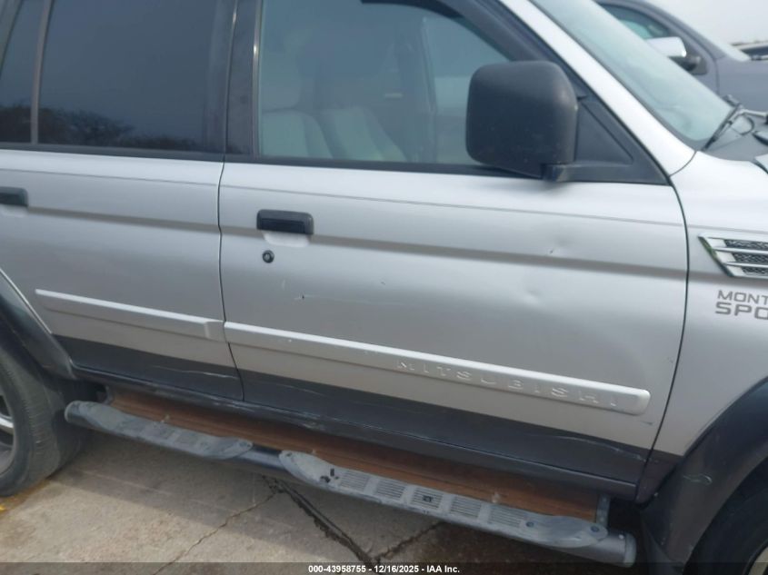 2002 Mitsubishi Montero Sport Xls VIN: JA4LS31R12J031321 Lot: 43958755