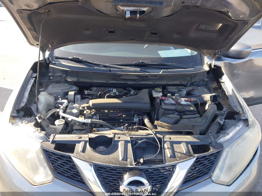 2016 Nissan Rogue S VIN: KNMAT2MT8GP594382 Lot: 43958763