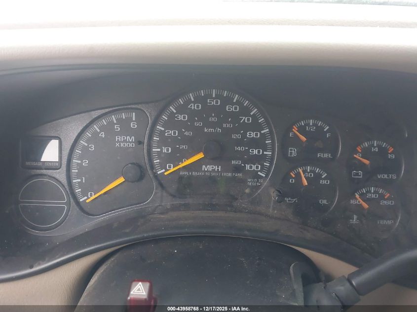 2001 Chevrolet Suburban 1500 Lt VIN: 3GNEC16T21G156050 Lot: 43958768