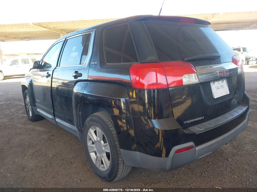 2GKALMEK8C6265259 2012 Gmc Terrain 2.4 Sle-1 Black