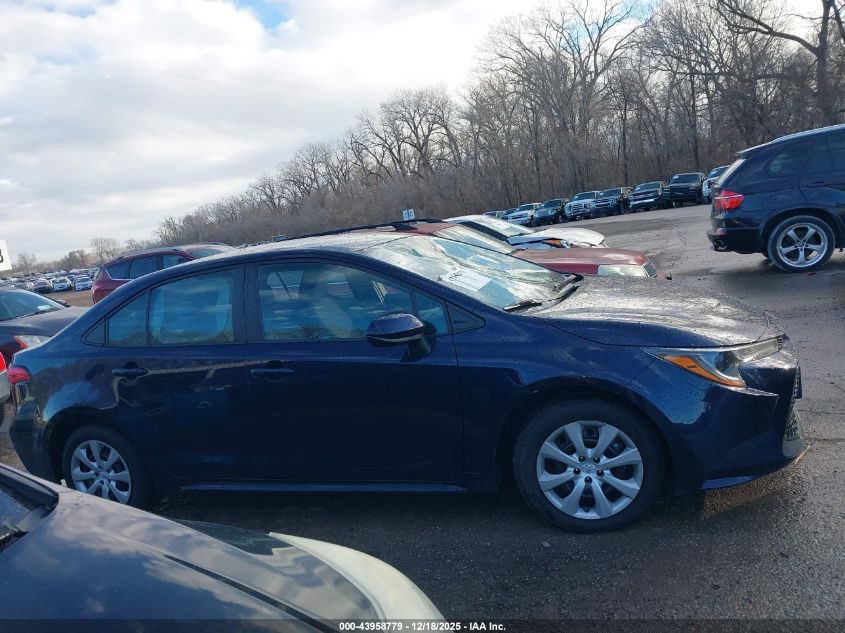 2022 Toyota Corolla Le VIN: 5YFEPMAE5NP279428 Lot: 43958779