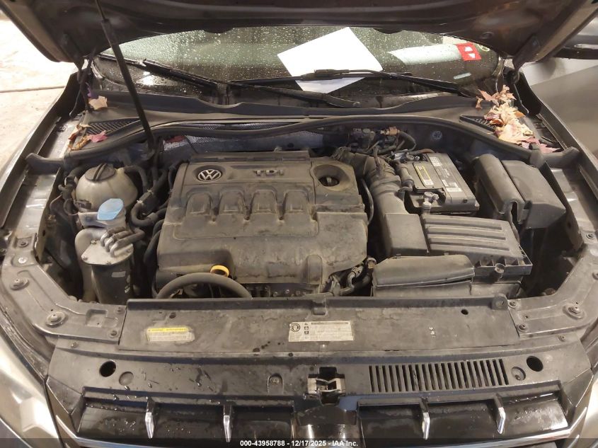 2015 Volkswagen Passat 2.0L Tdi Se VIN: 1VWBV7A3XFC076292 Lot: 43958788