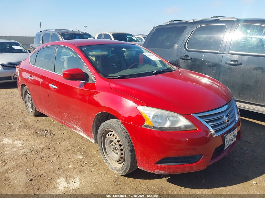 3N1AB7AP9DL725336 2013 Nissan Sentra S auction photo 1