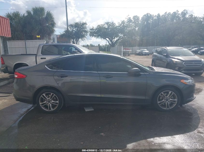 2018 Ford Fusion Se VIN: 3FA6P0HD7JR167847 Lot: 43958812
