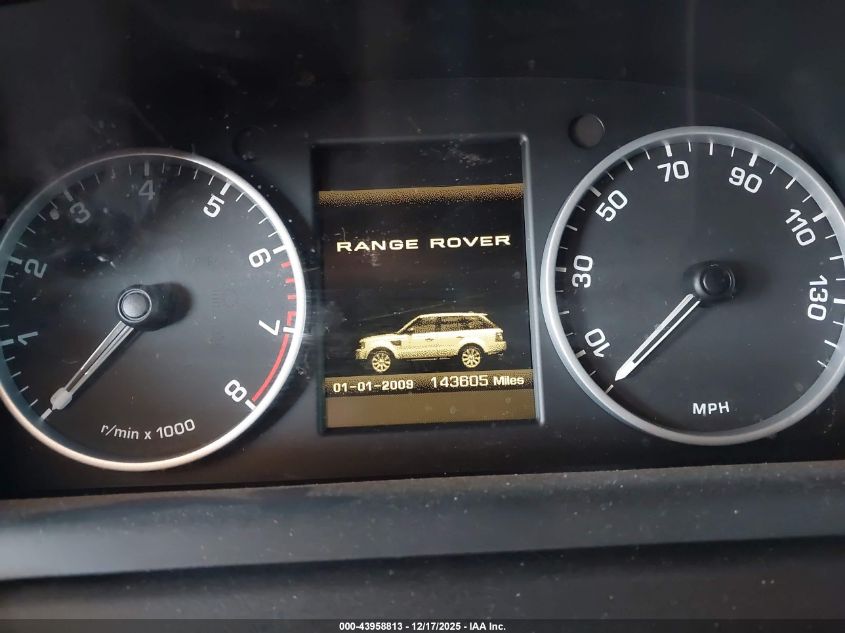 2011 Land Rover Range Rover Sport Hse VIN: SALSK2D40BA266541 Lot: 43958813
