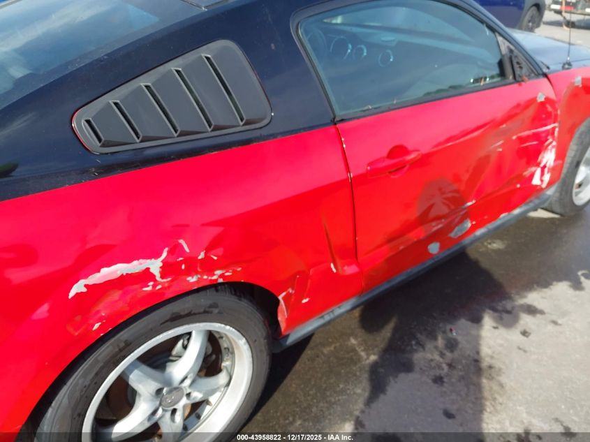 2006 Ford Mustang V6 VIN: 1ZVFT80N765262666 Lot: 43958822