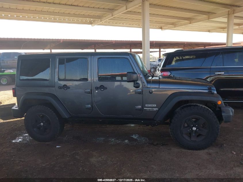 2018 Jeep Wrangler Jk Unlimited Sport S 4X4 VIN: 1C4BJWDG5JL828478 Lot: 43958827