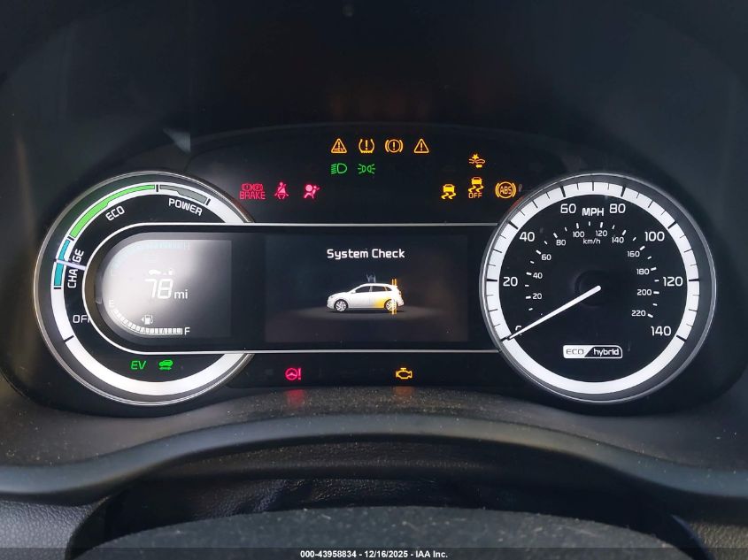 2019 Kia Niro Lx VIN: KNDCB3LCXK5346240 Lot: 43958834