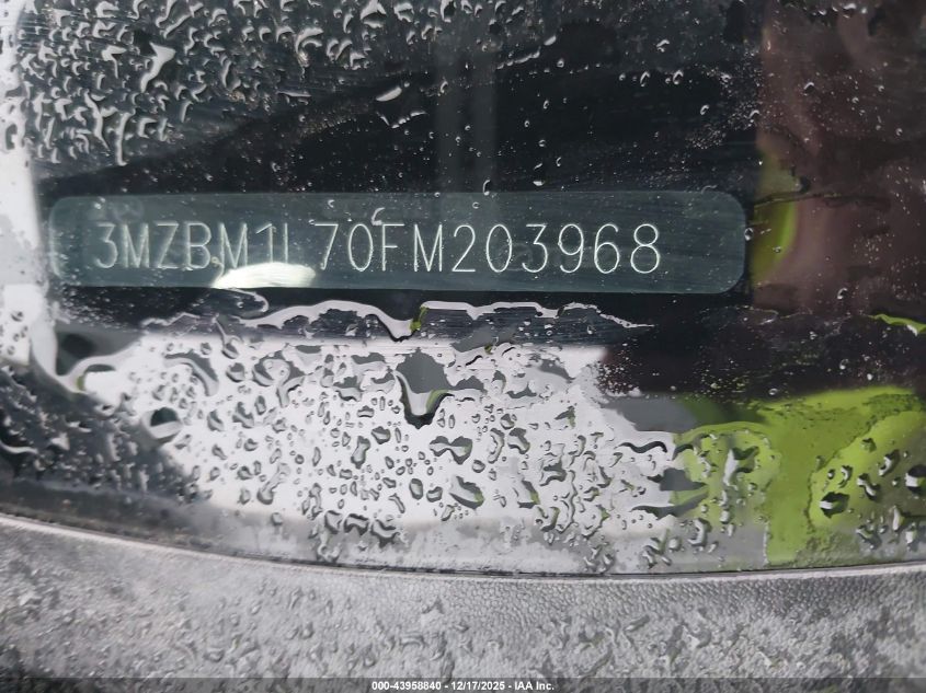 2015 Mazda Mazda3 I Touring VIN: 3MZBM1L70FM203968 Lot: 43958840