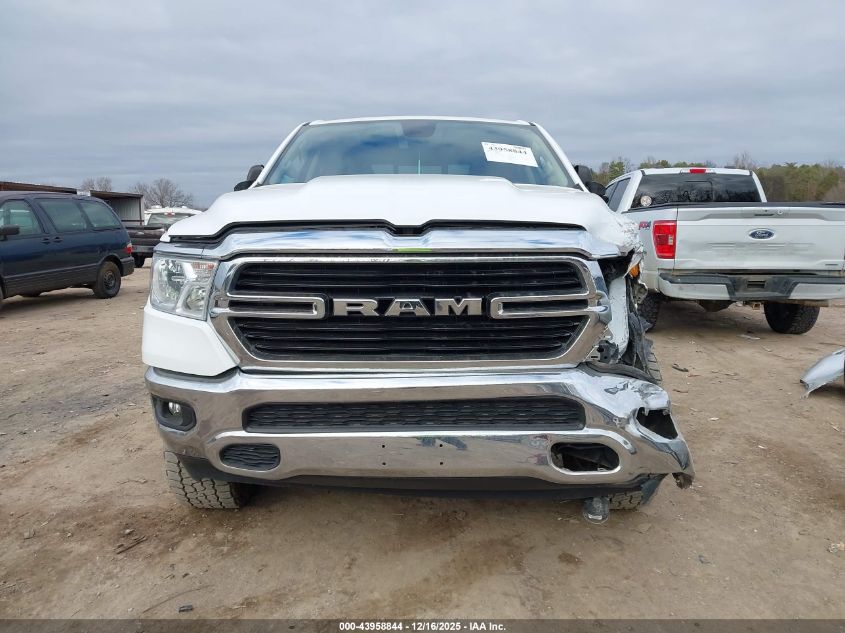 2019 Ram 1500 Big Horn/Lone Star 4X4 6'4 Box VIN: 1C6SRFBT2KN833286 Lot: 43958844