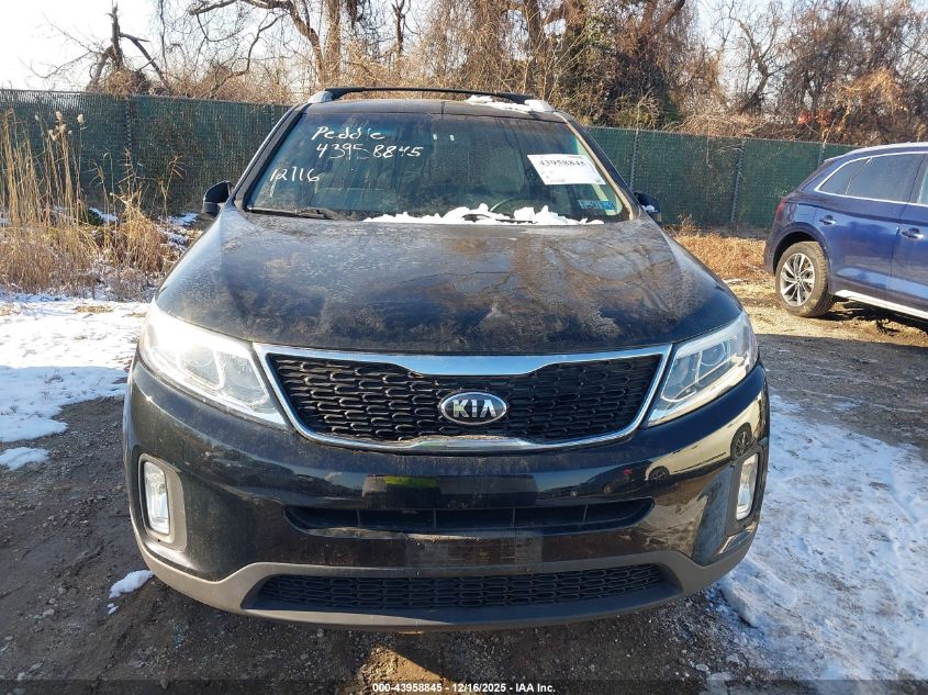 2014 Kia Sorento Lx VIN: 5XYKTDA62EG490825 Lot: 43958845