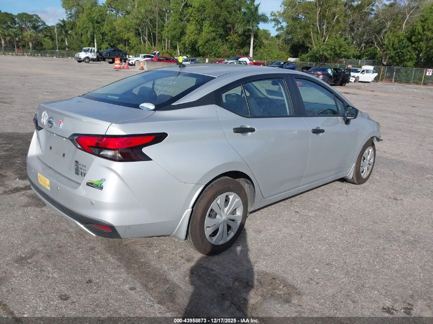 2021 Nissan Versa S Xtronic Cvt VIN: 3N1CN8DV9ML923656 Lot: 43958873