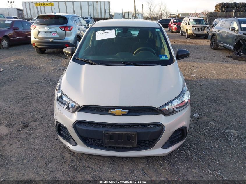 2018 Chevrolet Spark Ls Cvt VIN: KL8CB6SA1JC447879 Lot: 43958879