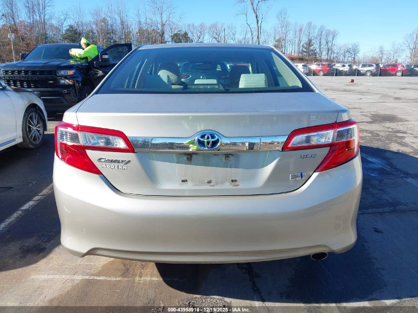 2014 Toyota Camry Hybrid Xle VIN: 4T1BD1FK2EU103489 Lot: 43958914