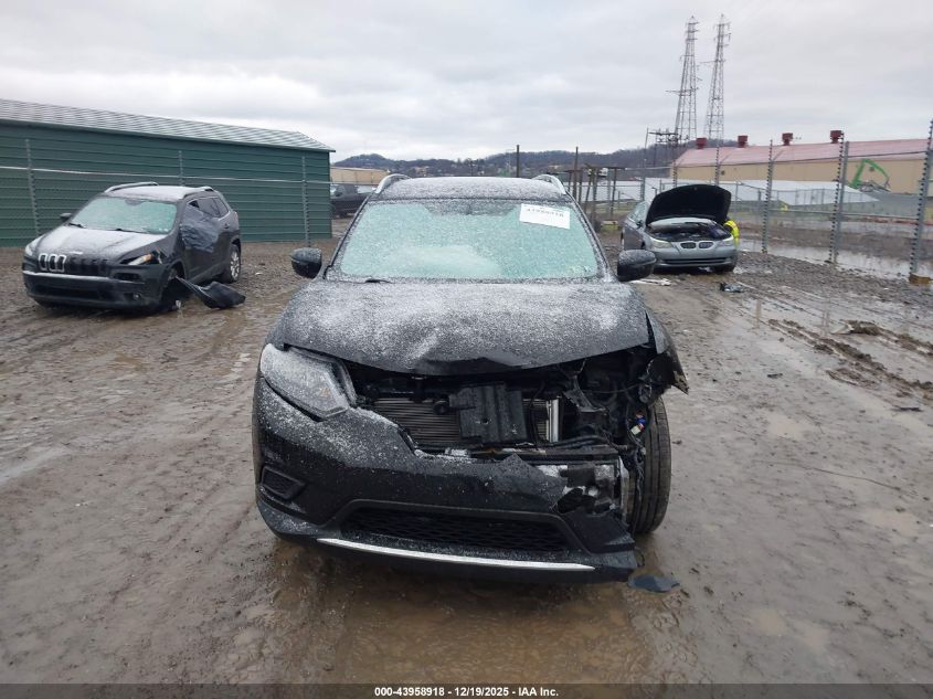 2016 Nissan Rogue Sv VIN: KNMAT2MV2GP702738 Lot: 43958918