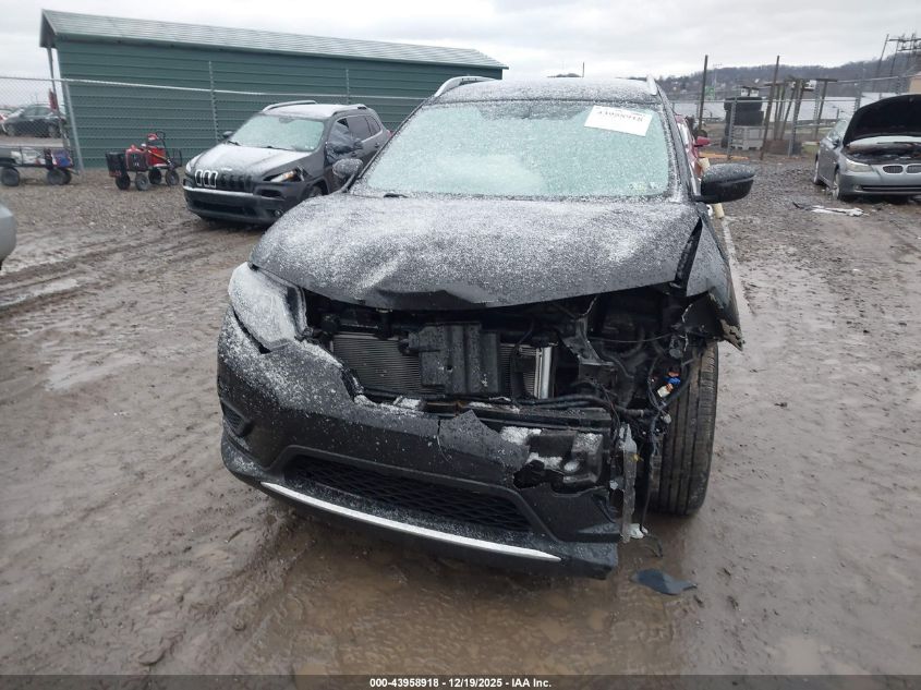 2016 Nissan Rogue Sv VIN: KNMAT2MV2GP702738 Lot: 43958918