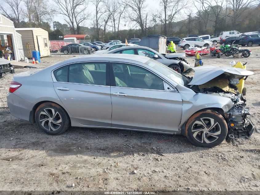 2017 Honda Accord Lx VIN: 1HGCR2F44HA169728 Lot: 43958921