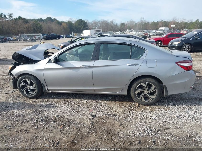 2017 Honda Accord Lx VIN: 1HGCR2F44HA169728 Lot: 43958921