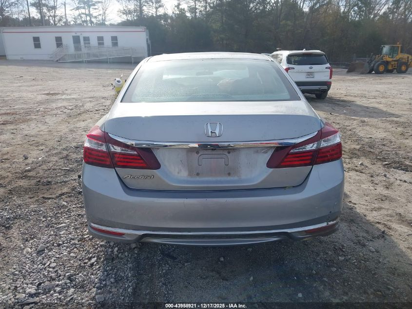 2017 Honda Accord Lx VIN: 1HGCR2F44HA169728 Lot: 43958921