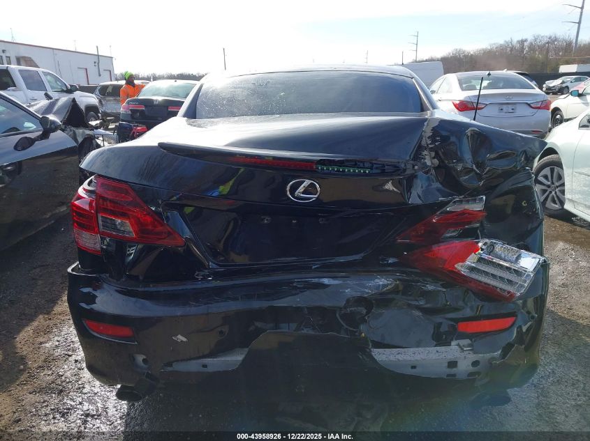 2011 Lexus Is 250C VIN: JTHFF2C21B2521221 Lot: 43958926