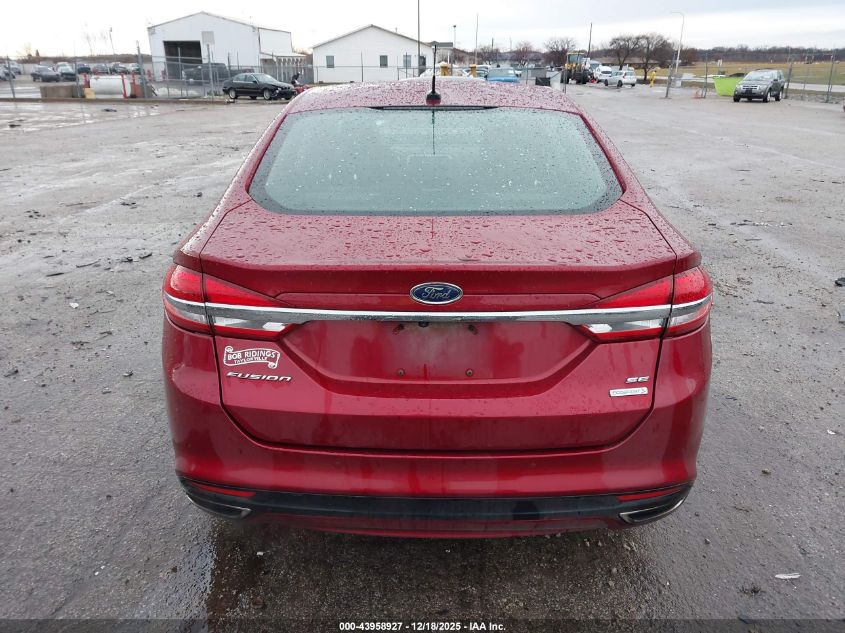 2017 Ford Fusion Se VIN: 3FA6P0H95HR304600 Lot: 43958927