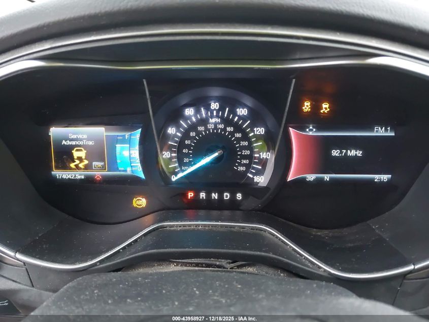 2017 Ford Fusion Se VIN: 3FA6P0H95HR304600 Lot: 43958927