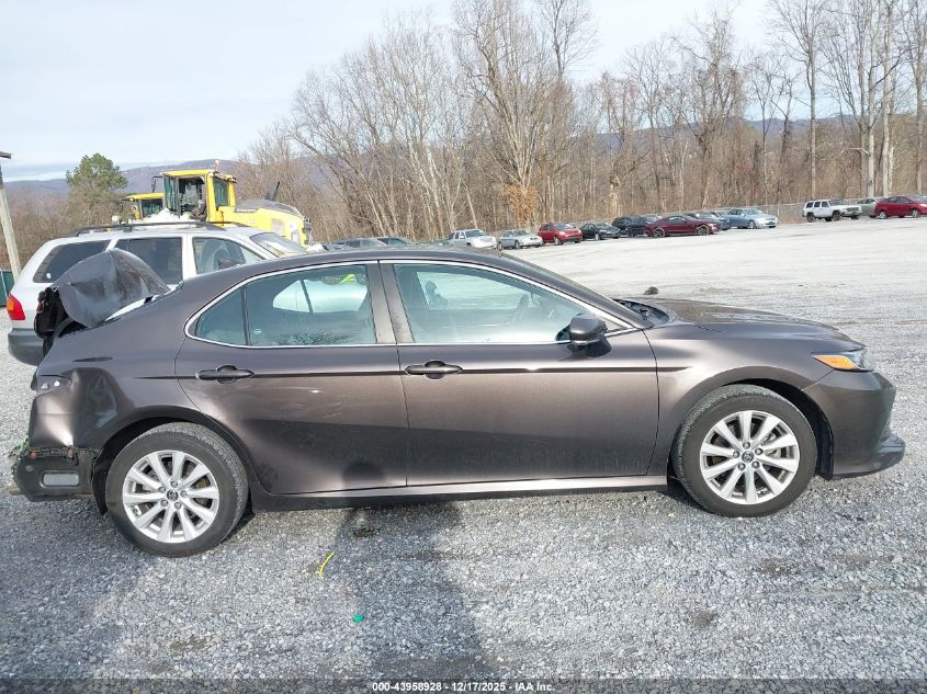 2020 Toyota Camry Le VIN: 4T1L11AK4LU874697 Lot: 43958928