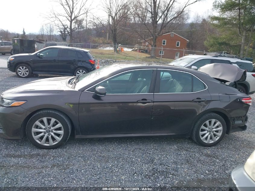 2020 Toyota Camry Le VIN: 4T1L11AK4LU874697 Lot: 43958928