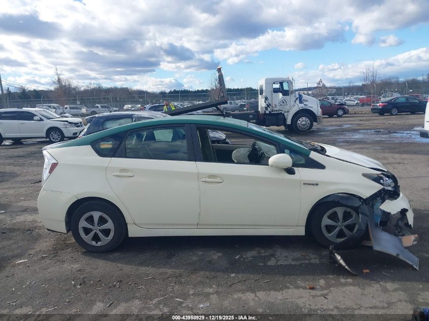 2012 Toyota Prius Two VIN: JTDKN3DU7C1522101 Lot: 43958929