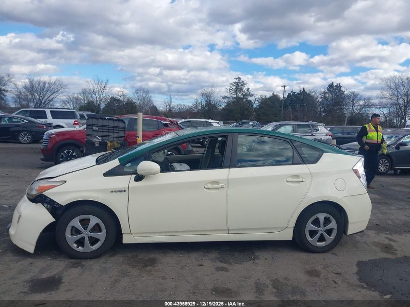 2012 Toyota Prius Two VIN: JTDKN3DU7C1522101 Lot: 43958929