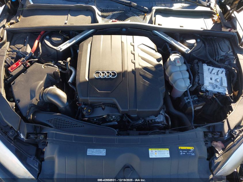 2021 Audi A5 Premium 45 Tfsi Quattro S Tronic VIN: WAUSAAF53MA034073 Lot: 43958931