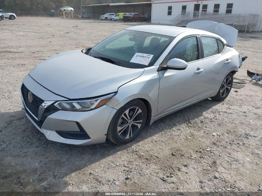 2021 Nissan Sentra Sv Xtronic Cvt VIN: 3N1AB8CV0MY268470 Lot: 43958934