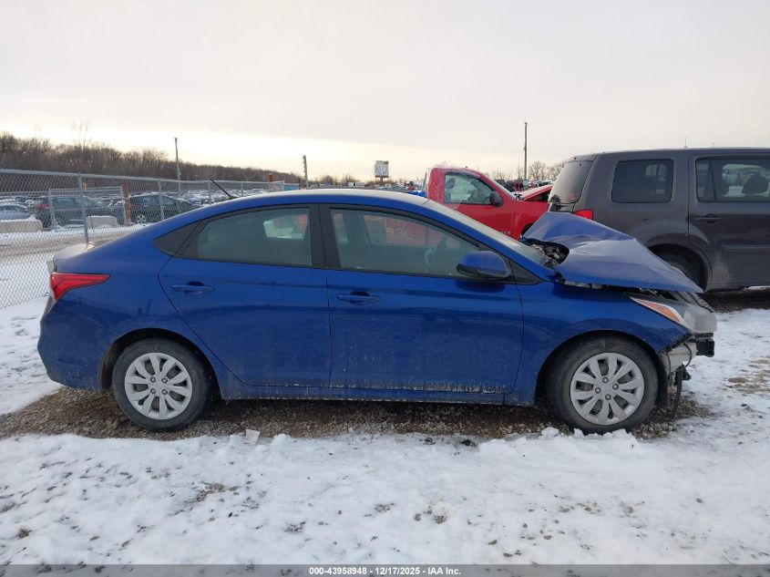 2021 Hyundai Accent Se VIN: 3KPC24A68ME132924 Lot: 43958948