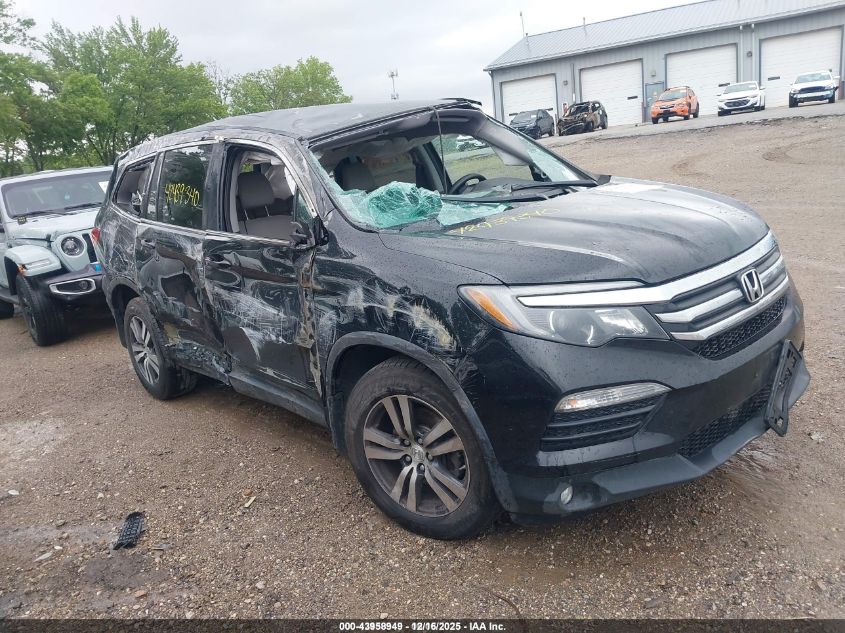 2018 Honda Pilot Ex VIN: 5FNYF5H36JB012573 Lot: 43958949