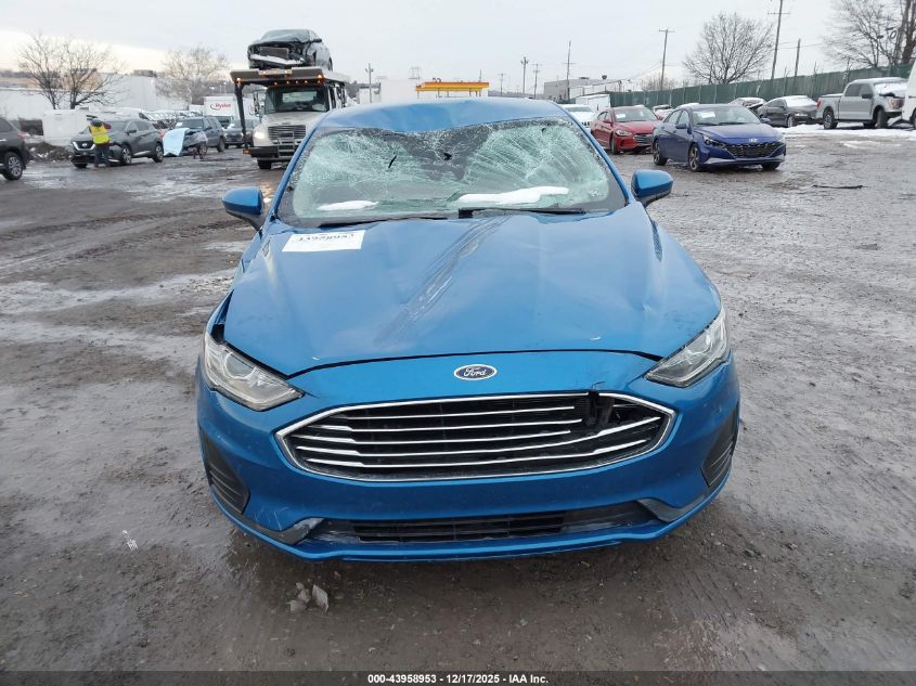 2020 Ford Fusion Se VIN: 3FA6P0HD5LR232326 Lot: 43958953