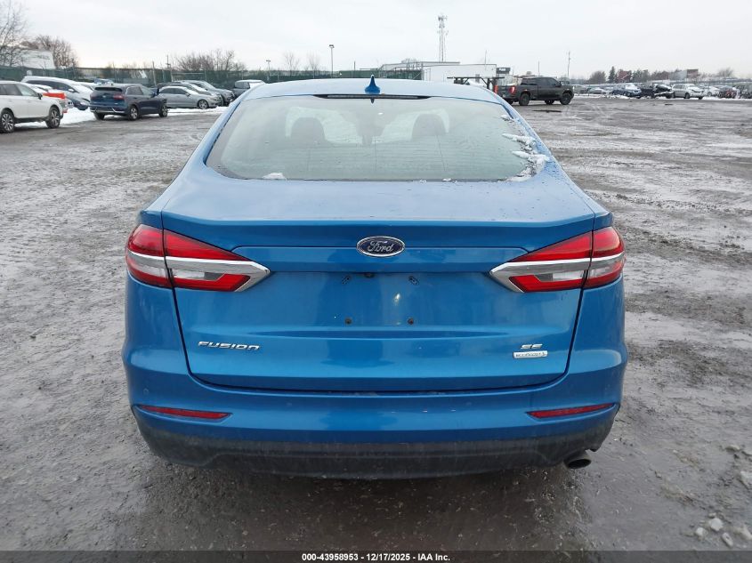 2020 Ford Fusion Se VIN: 3FA6P0HD5LR232326 Lot: 43958953