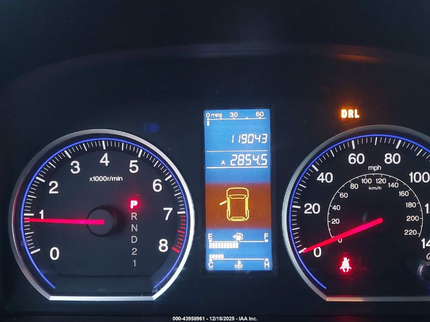 2011 Honda Cr-V Lx VIN: 5J6RE4H39BL016627 Lot: 43958961