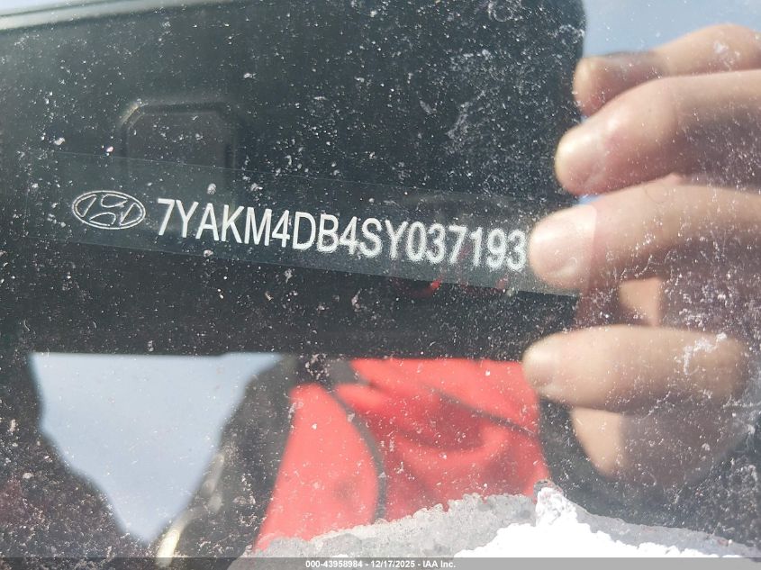 2025 Hyundai Ioniq 5 Se Standard Range VIN: 7YAKM4DB4SY037193 Lot: 43958984
