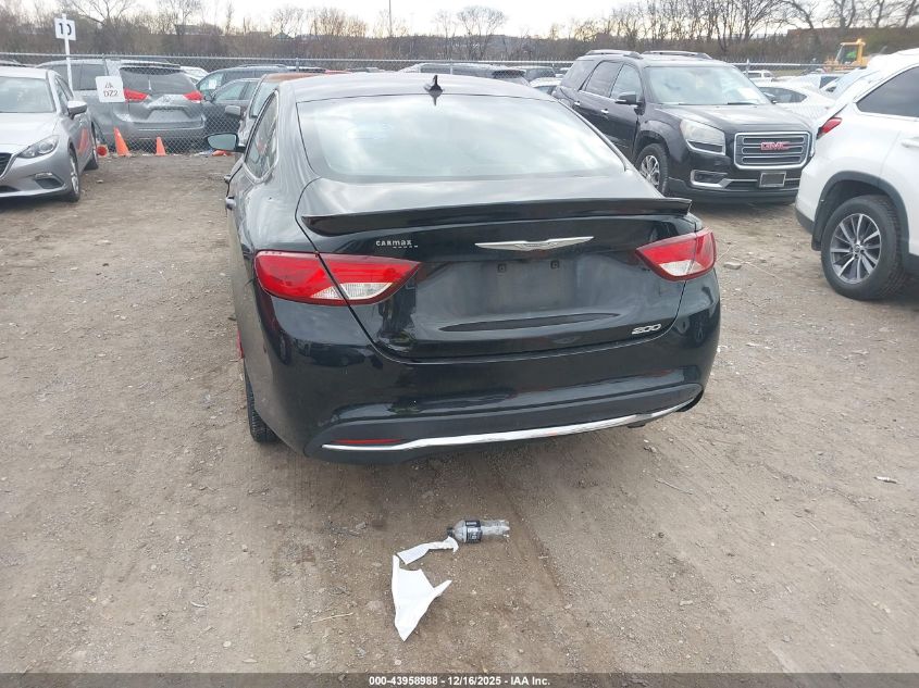 2017 Chrysler 200 Limited Platinum VIN: 1C3CCCABXHN500756 Lot: 43958988