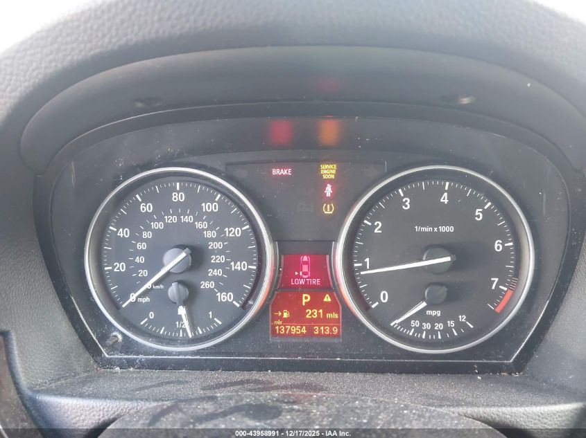 2011 BMW 328I xDrive VIN: WBAPK7G5XBNN49257 Lot: 43958991