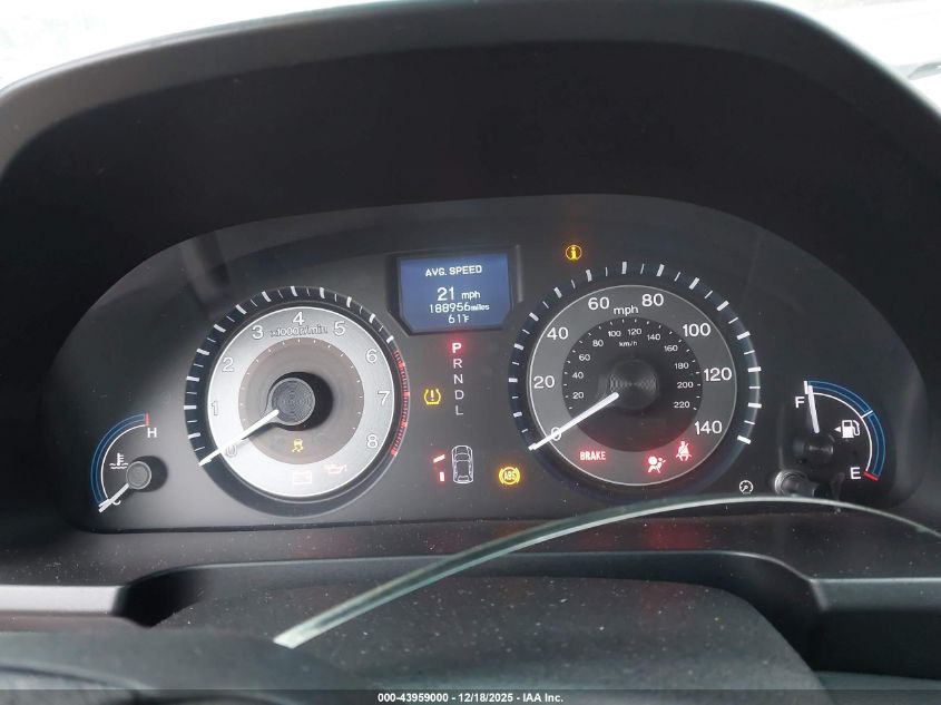 2012 Honda Odyssey Touring/Touring Elite VIN: 5FNRL5H91CB136268 Lot: 43959000