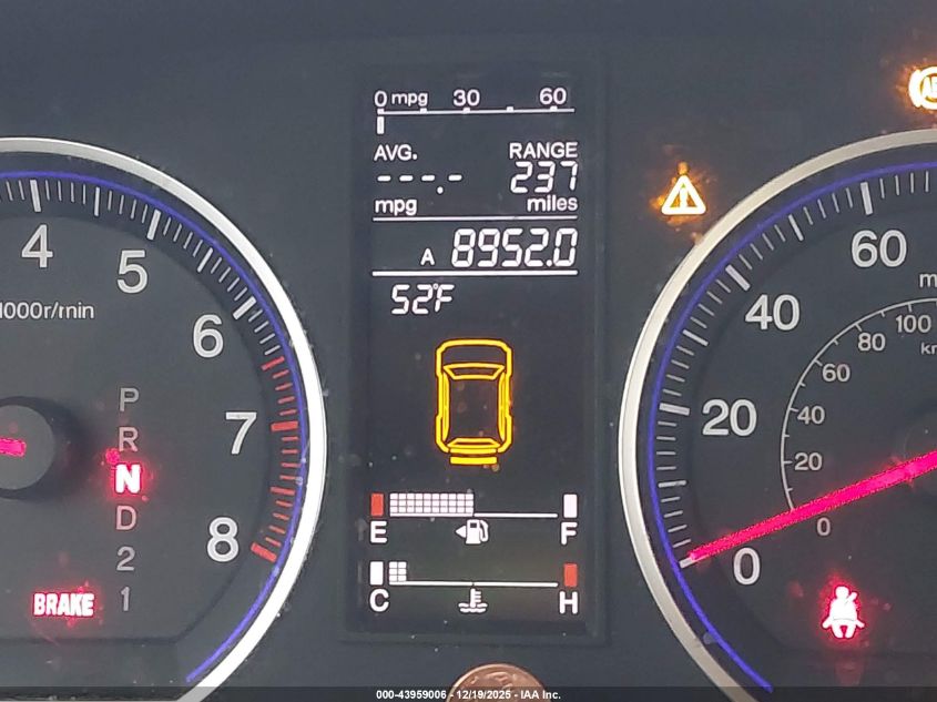 2009 Honda Cr-V Ex VIN: 5J6RE48529L012124 Lot: 43959006