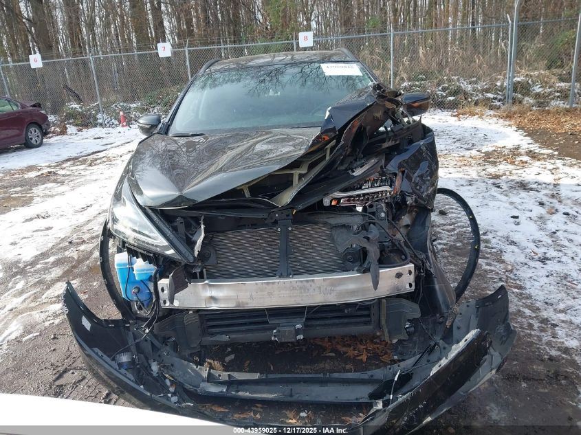 2022 Nissan Murano Sv Intelligent Awd VIN: 5N1AZ2BS1NC130505 Lot: 43959025